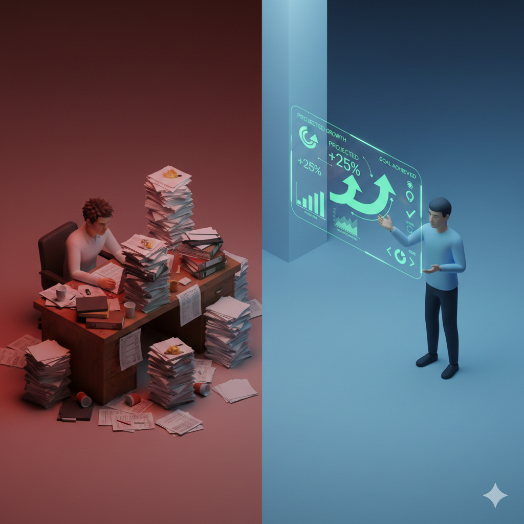 Manual Work vs AI Automation